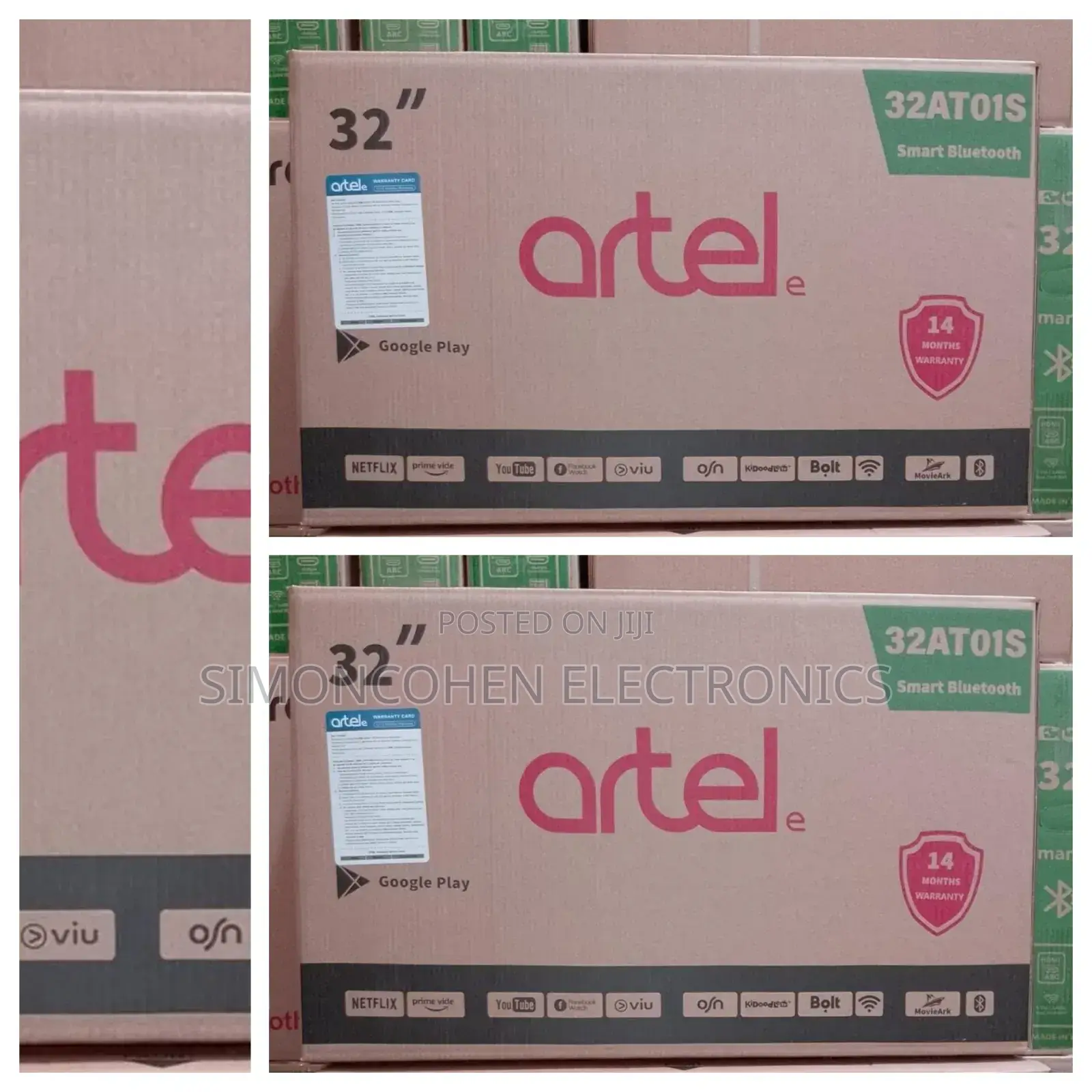 Artel 26 Inches Ac/Dc Smart Android Digital Tv With Bluetooth