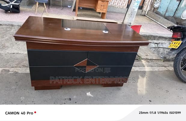 Executive Impooeted Mahogany Office/Home Desk - thumbnail 2
