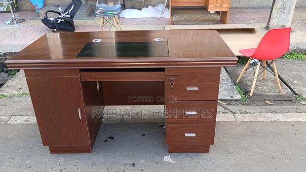 Executive Impooeted Mahogany Office/Home Desk - thumbnail 3