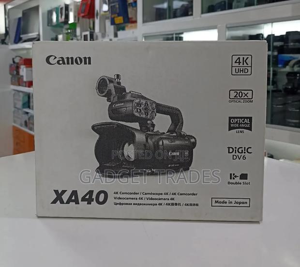 Canon Xa40 Professional Uhd 4k Camcorder