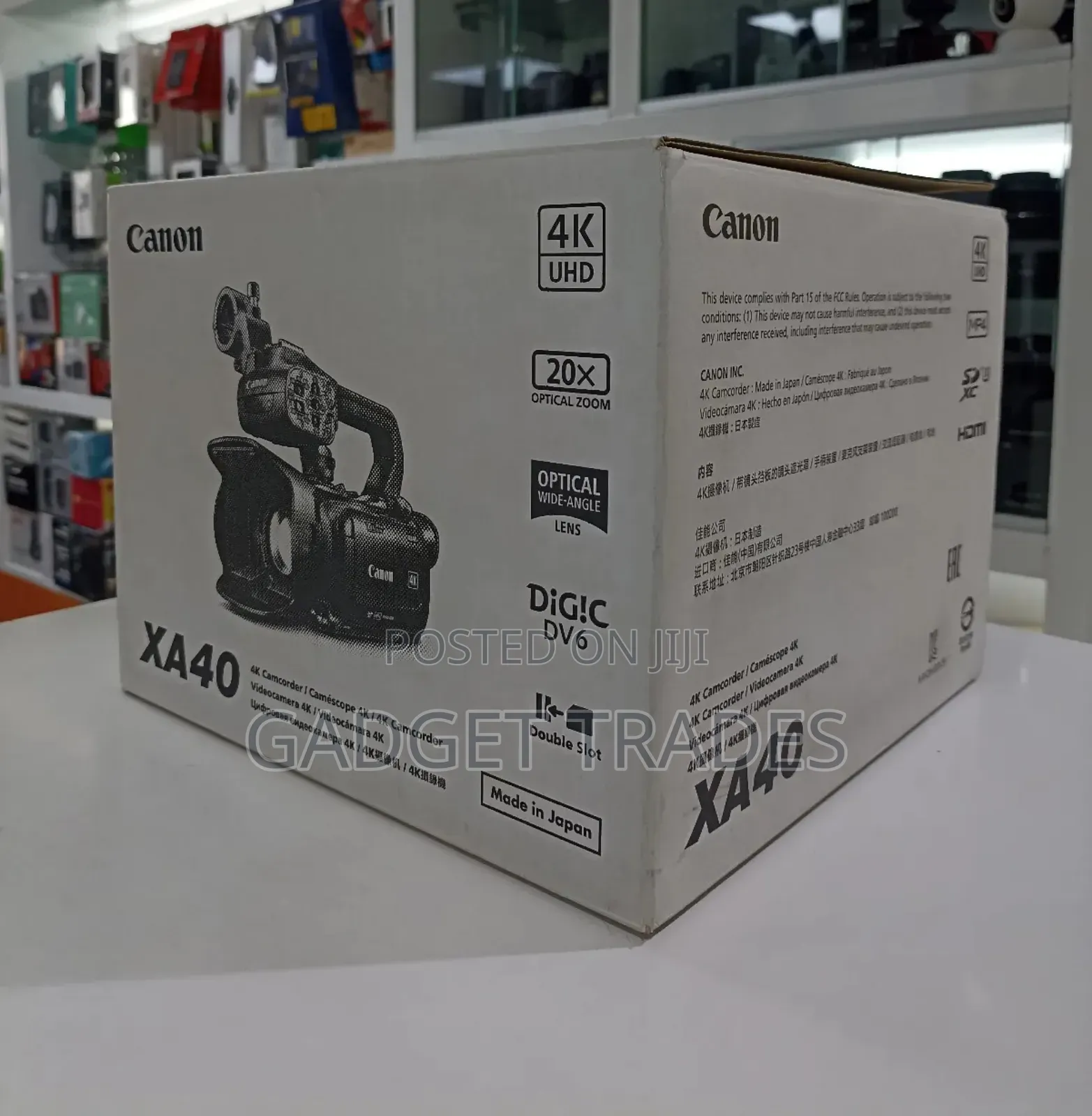 Canon Xa40 Professional Uhd 4k Camcorder