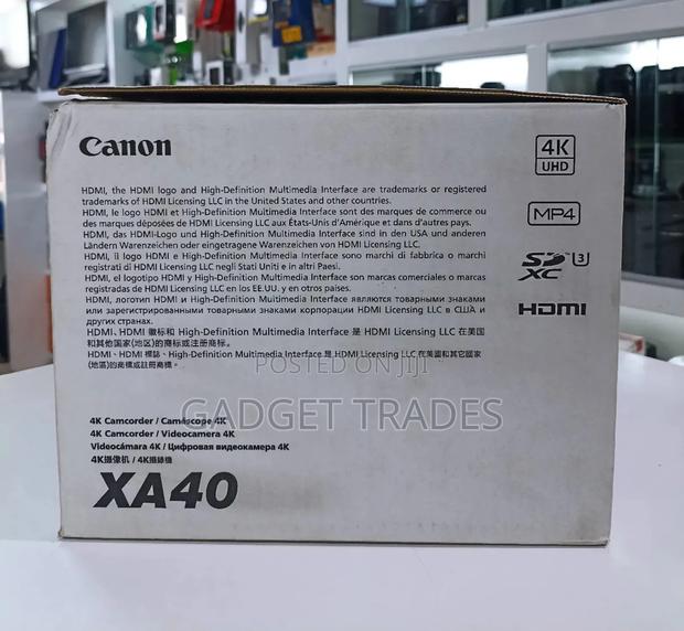 Canon Xa40 Professional Uhd 4k Camcorder - thumbnail 3