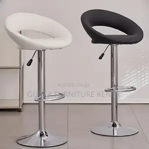 Office Chair:Multi-Level Swivel Black Round Office Stool