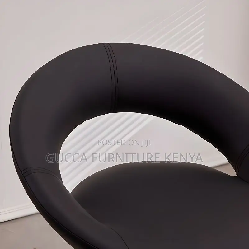 Office Chair:Multi-Level Swivel Black Round Office Stool