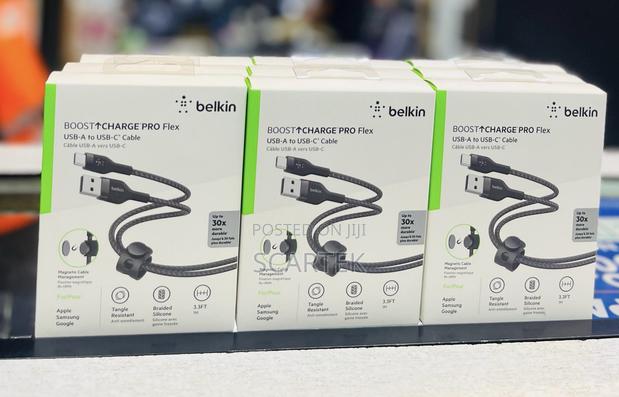 Belkin  Boost Charge Pro Flex Usb A To Usb C Cable - thumbnail 2