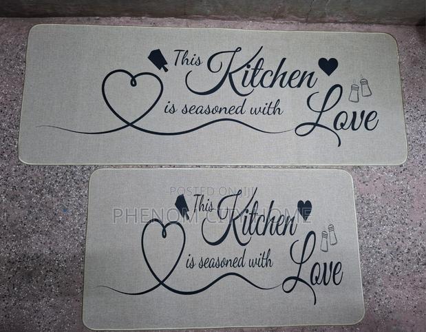 Durable Kitchen Mats Set With Rubber Bottom - thumbnail 2