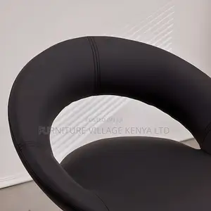 Office Chair:Proswivel Black Adjustable Leather Office Stool
