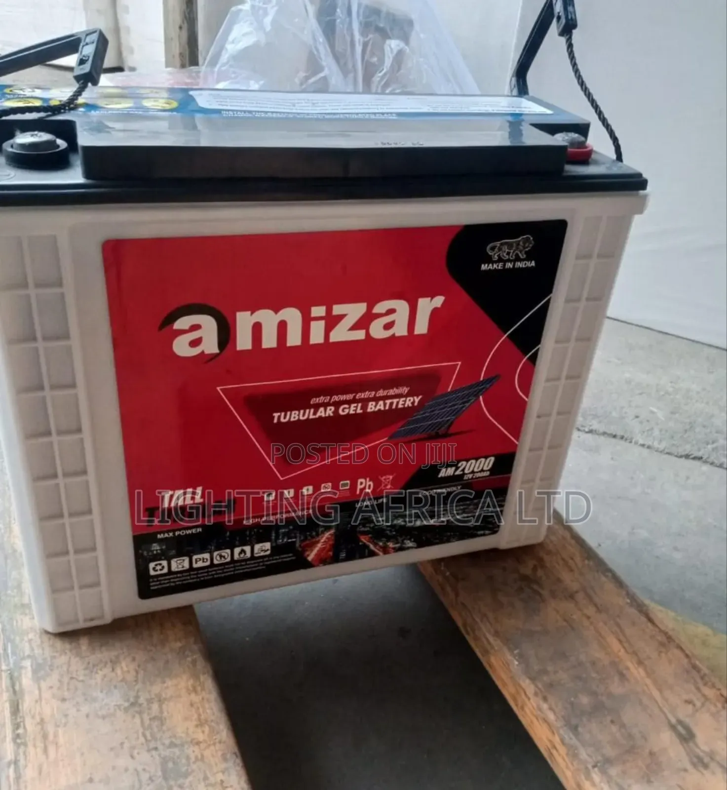 Amizar 220ah Gel Tubular Solar Battery Heavy Duty