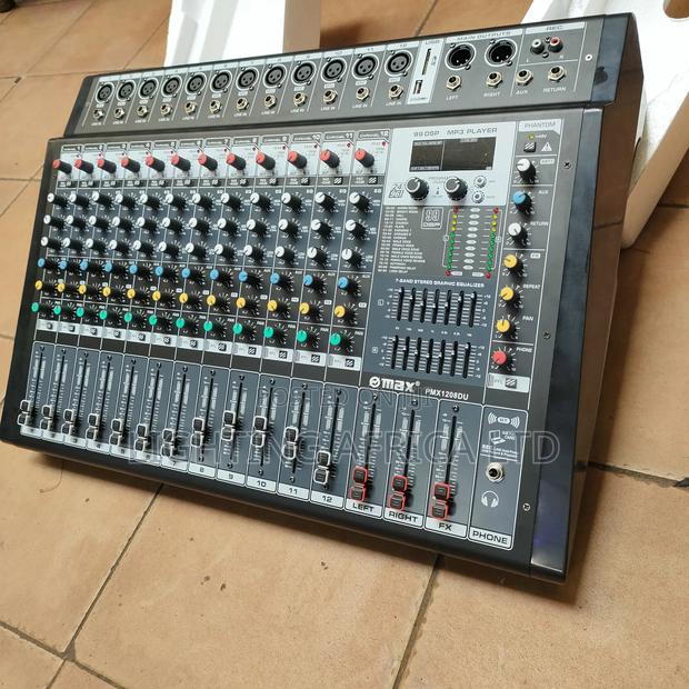 12 Channels Max Proffesional Powered Mixer Usb/Bt - main view