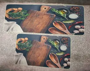 Absorbent Kitchen Mats Set 2pcs