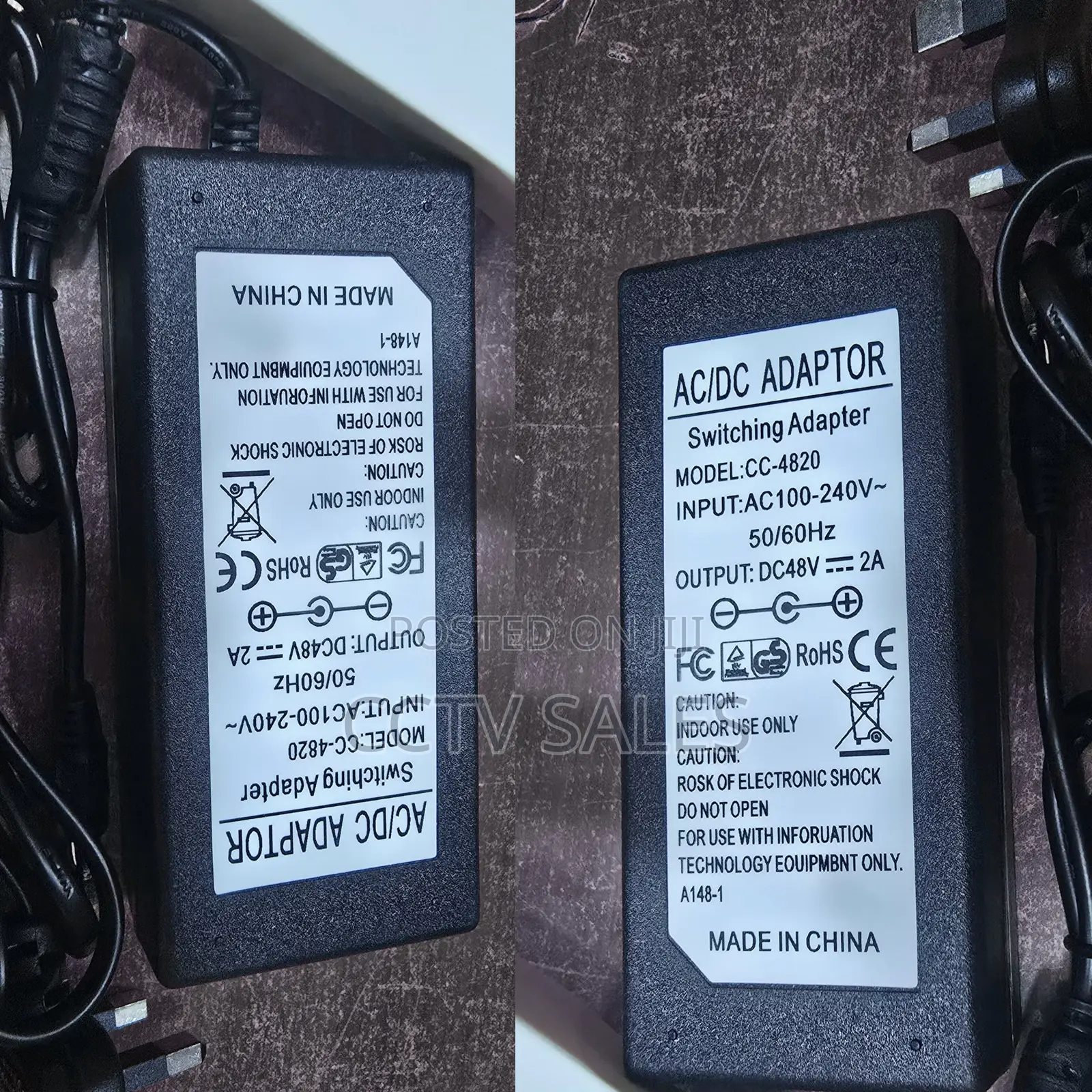 Dc/Ac Adaptor With Ac100-240v Output [48v-2a]