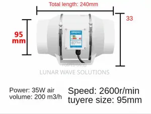 In-Line Extractor Fan