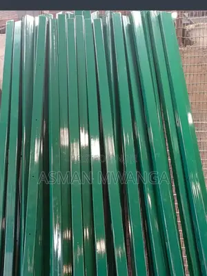 Powdered Anti-Climb Clear View Fence Posts