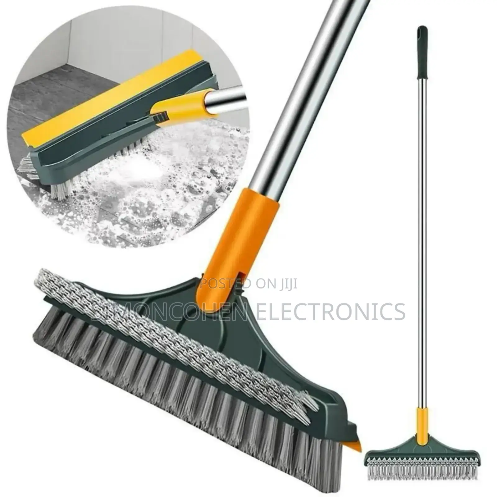 3 In 1 V-shaped Floor Scrubbing Brush
