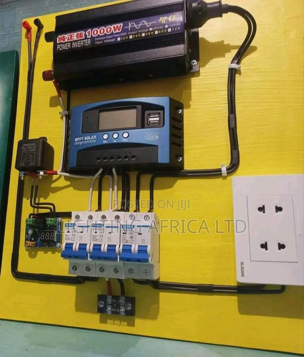 1000w Inverter + 40a Charge Controller System Complete - main view