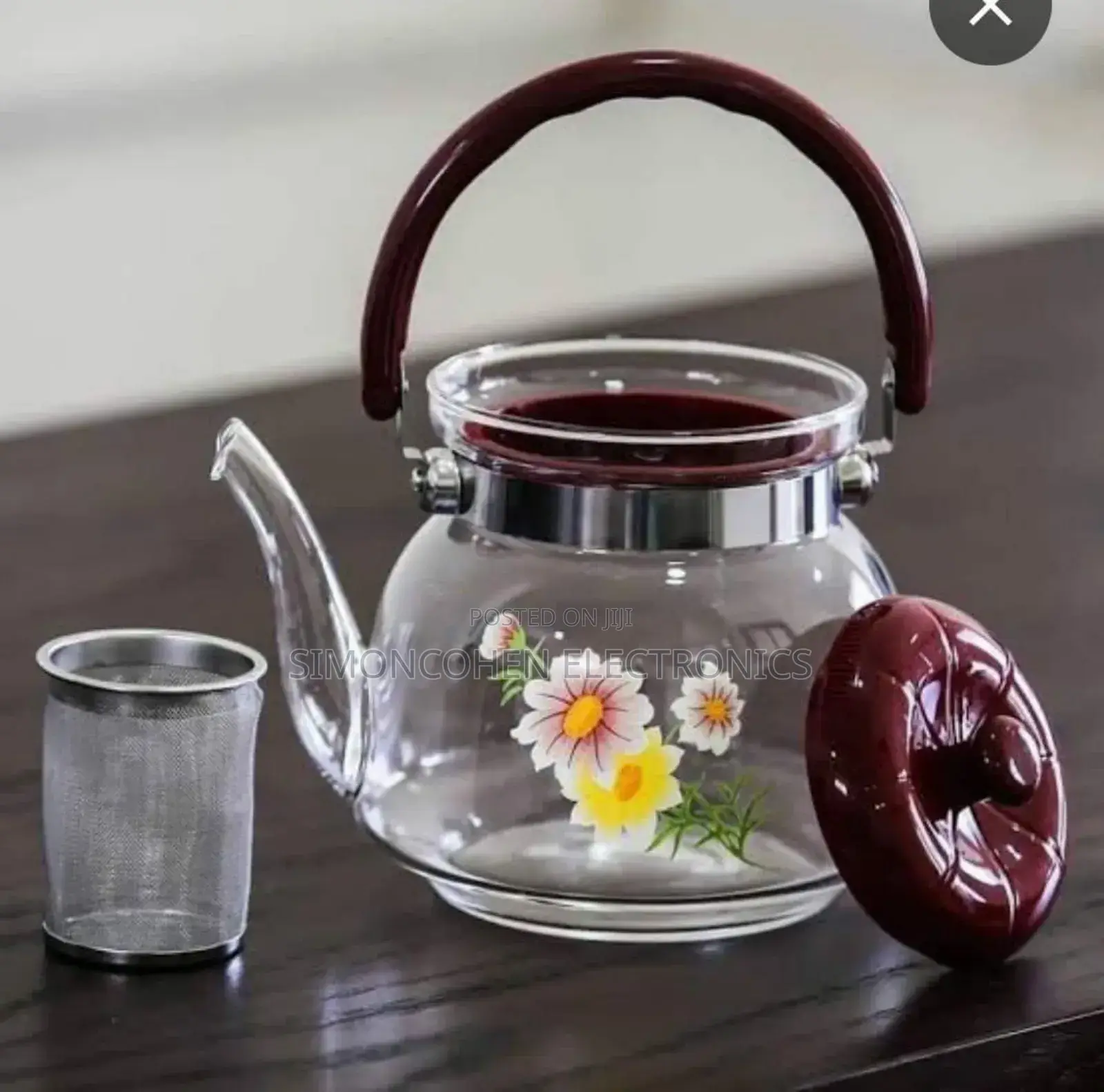 Glass Heat Resistant Infuser Kettle