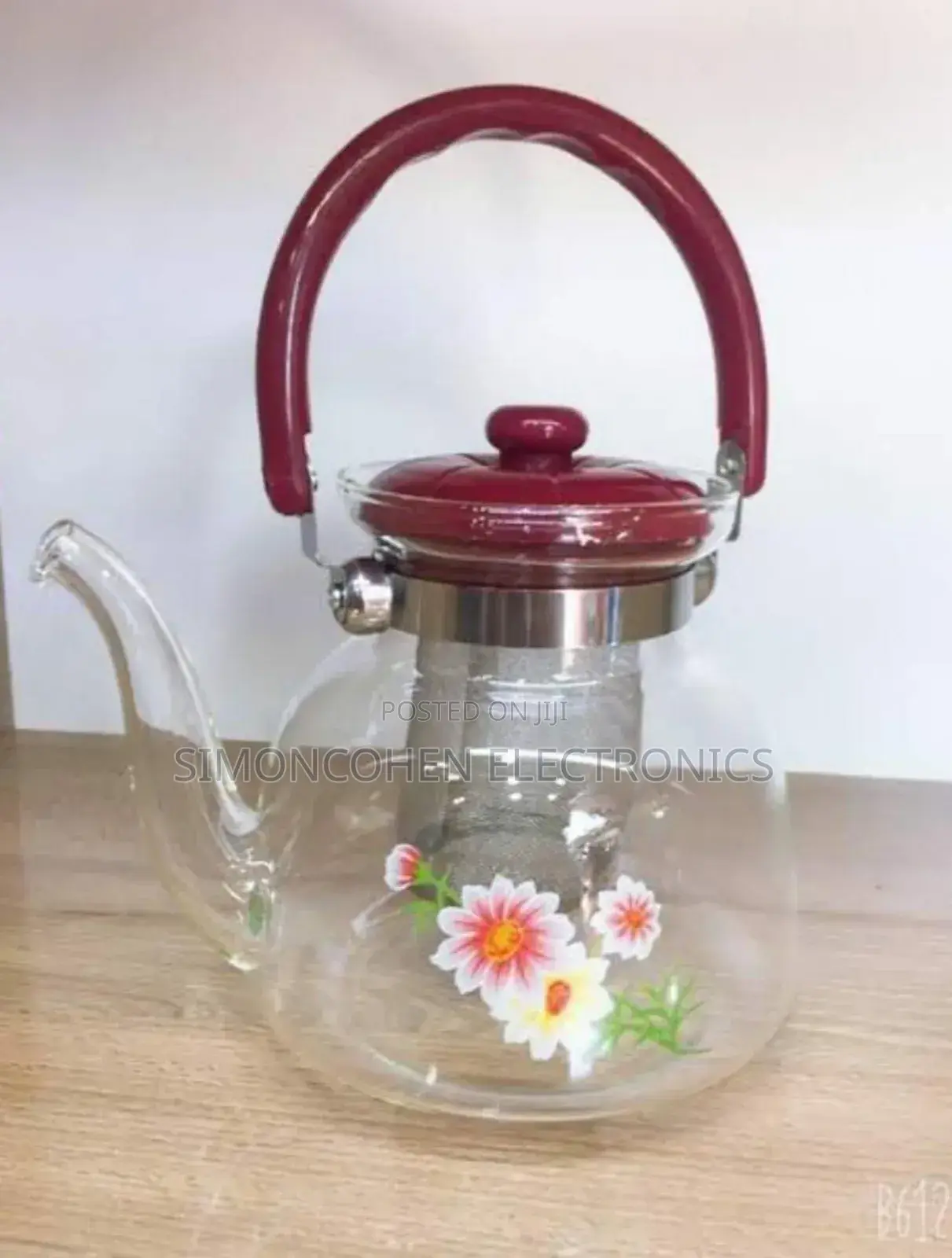 Glass Heat Resistant Infuser Kettle