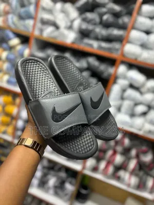 Quality Branded Nike Rubber Sole Open Slides Shoes