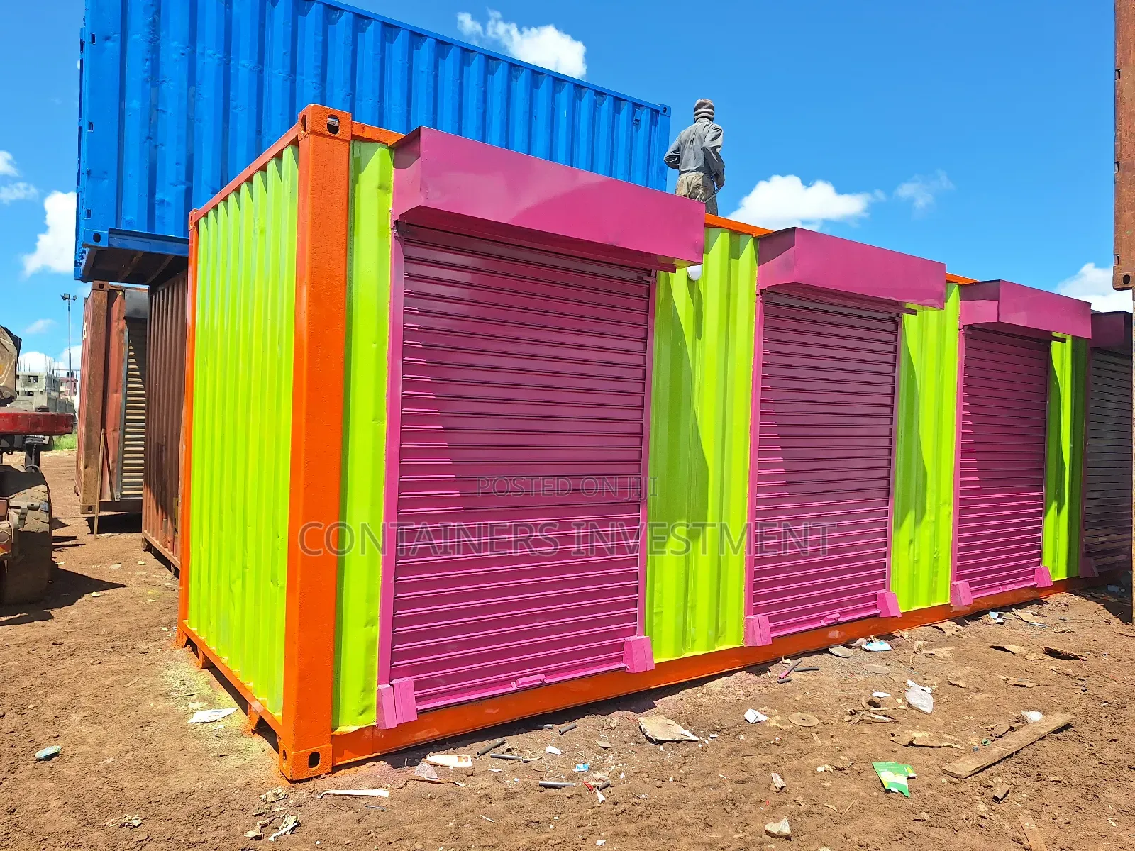 Container Stalls for Sale- Variety of Colors Available.