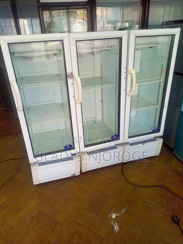 Affordable Mirror White Display Fridge - main view