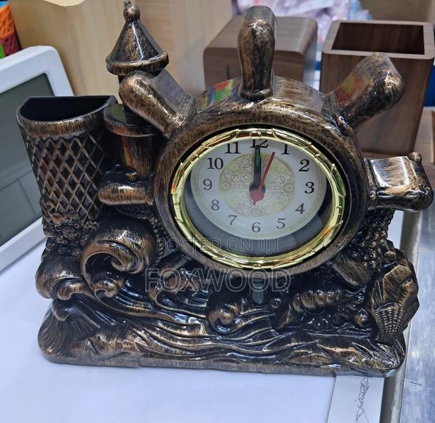 Timona Wooden Desk Clock - main view