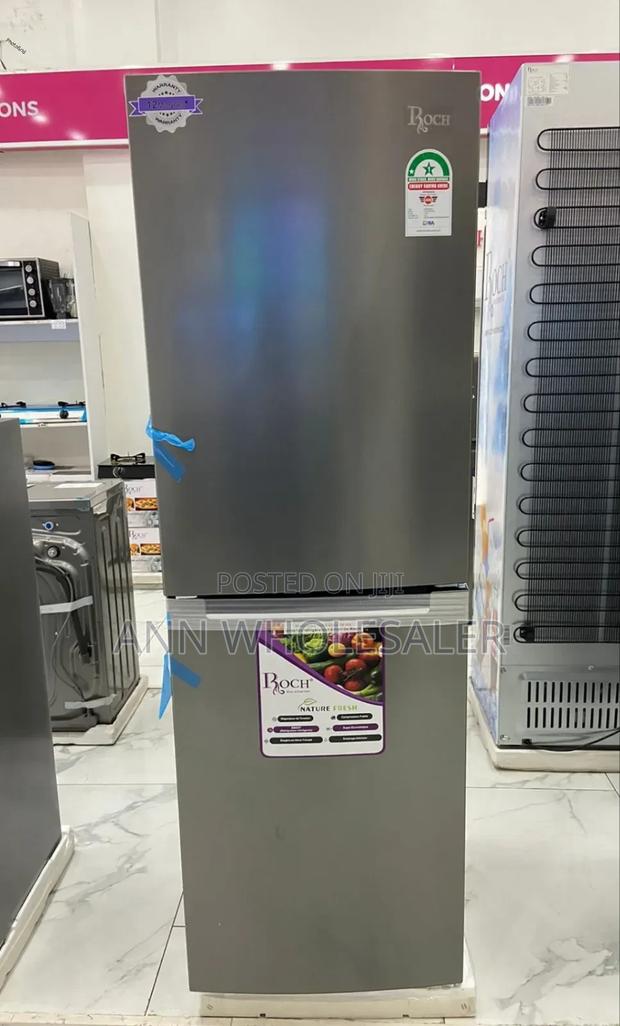 With Warranty Roch RFR-400-Db-B 327l Bottom Freezer F/8