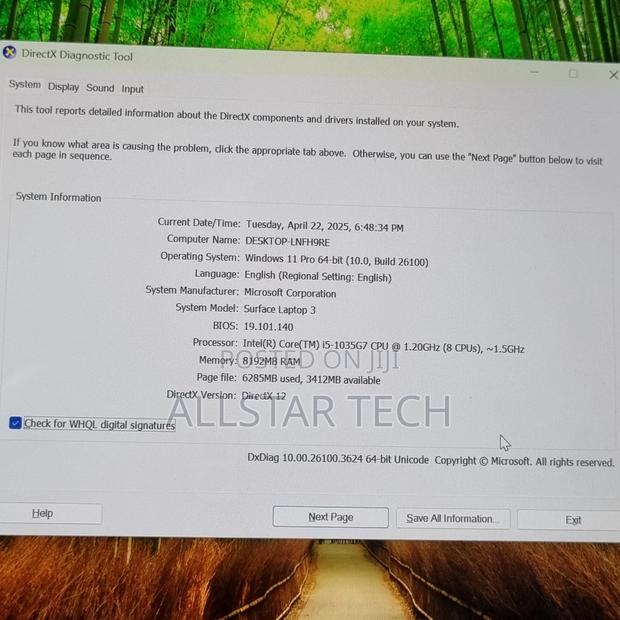 Laptop Microsoft Surface Laptop 3 8GB Intel Core i5 SSD 256GB - thumbnail 6