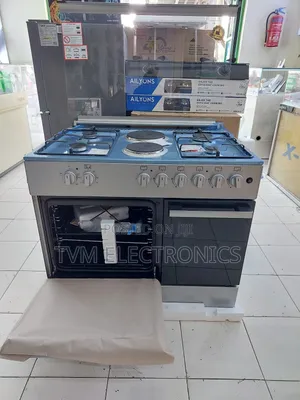Von Cooker 4 Gas + 2 Electric - Silver