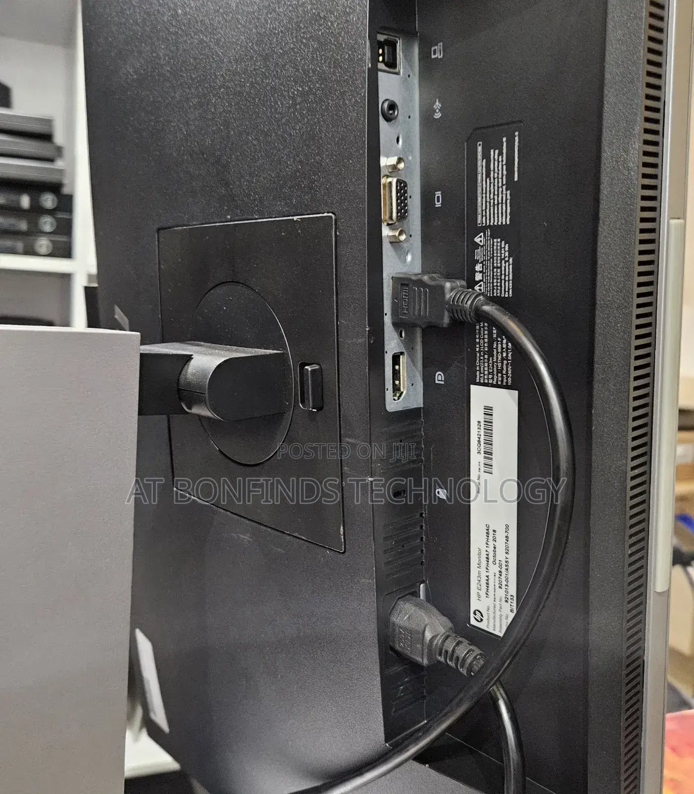 Hp E243m 
24 Inch Frameless 
Hdmi
Display Port
Vga