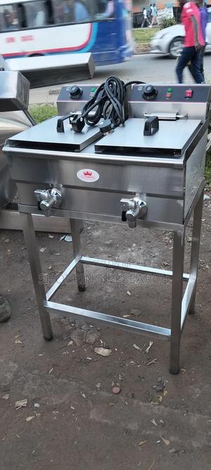 Heavy-duty Chips Fryer Commercial 10+10l