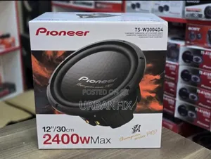 Pioneer Ts-W3003d4 Powerful 2400watts Double Coil Bass Sub