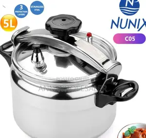 5 Protection Layer 5litres Nunix Manual Pressure Cooker C08