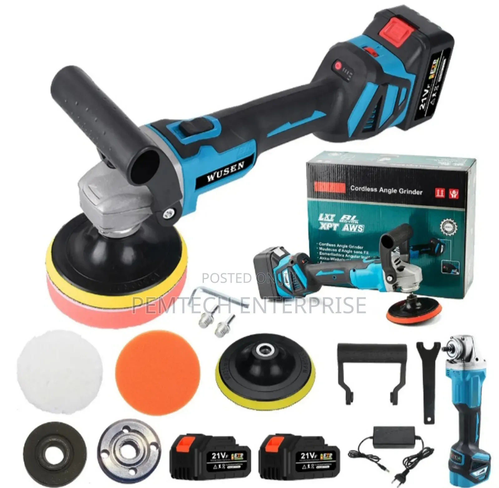 Professional Cordless Buffing and Angle Polisher