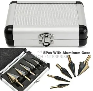 5pcs Carbide Step Bits