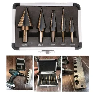 5pcs Carbide Step Bits