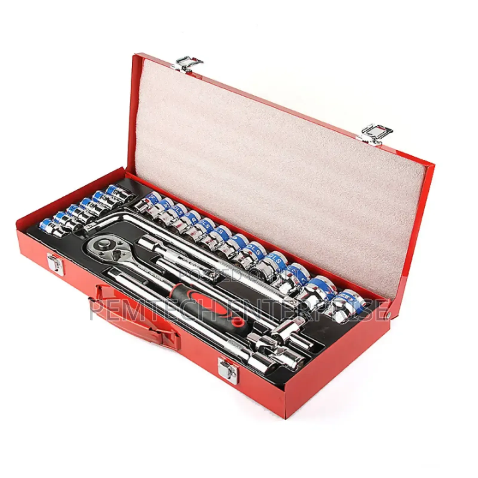 Chrome Vanadium Box Socket Set