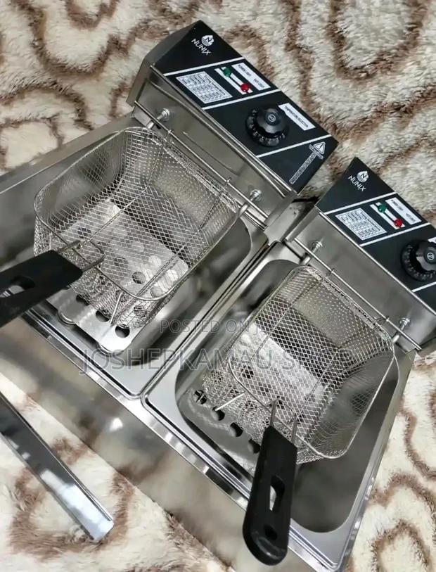 12l Commercial Fryer Double Double Deep Fryer Machine