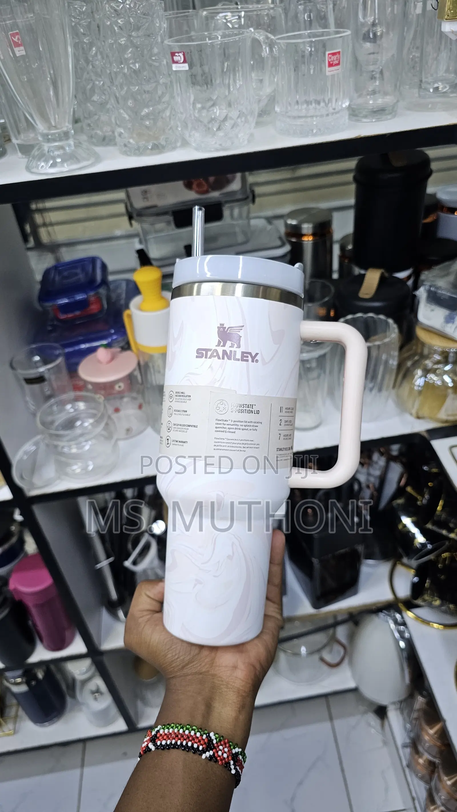 Pink Marble Og Stanle Tumbler /Cup