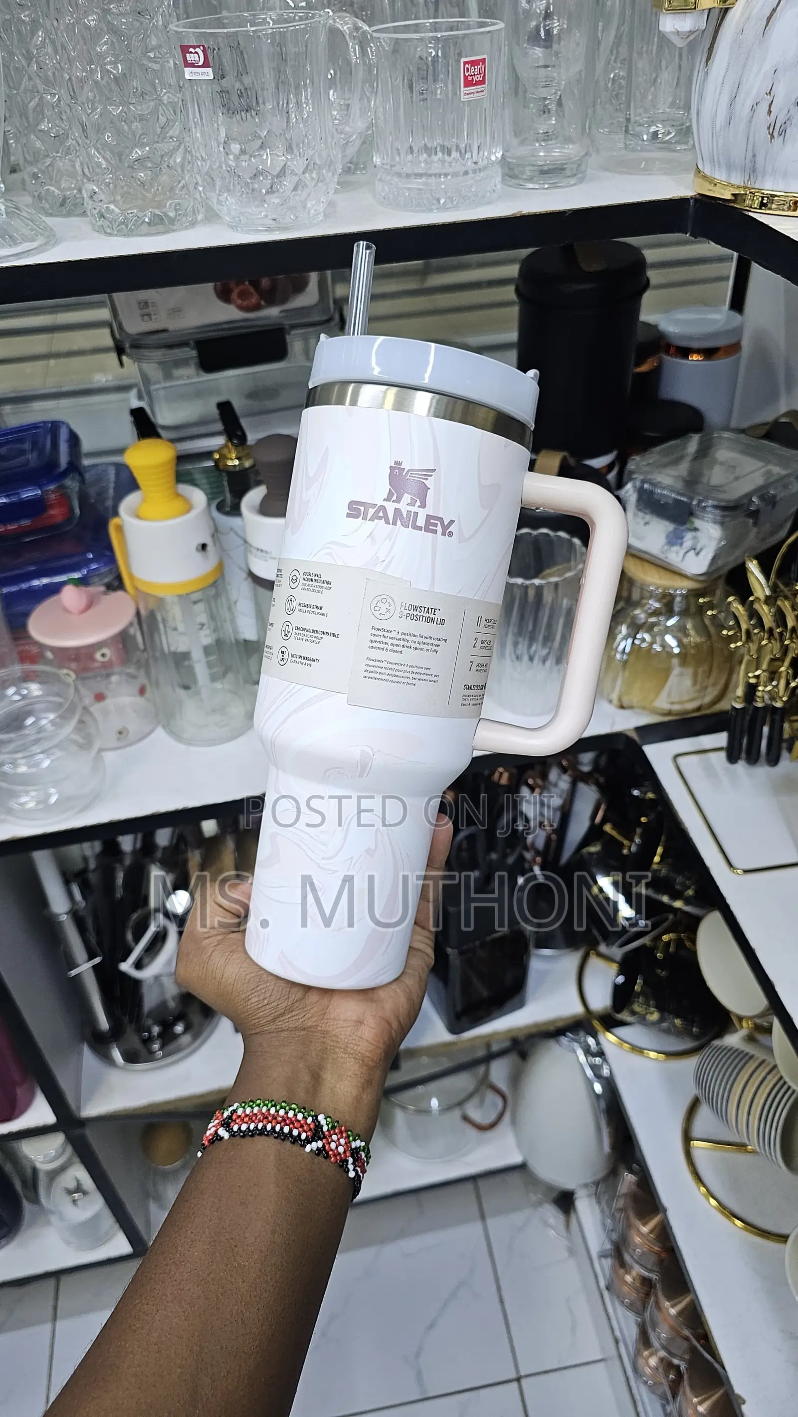 Pink Marble Og Stanle Tumbler /Cup