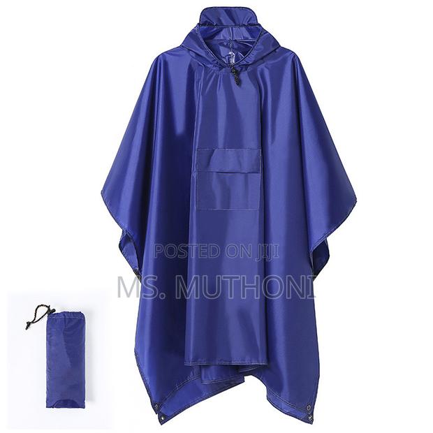 High Quality Unisex Adult Rain Poncho With Cap*
