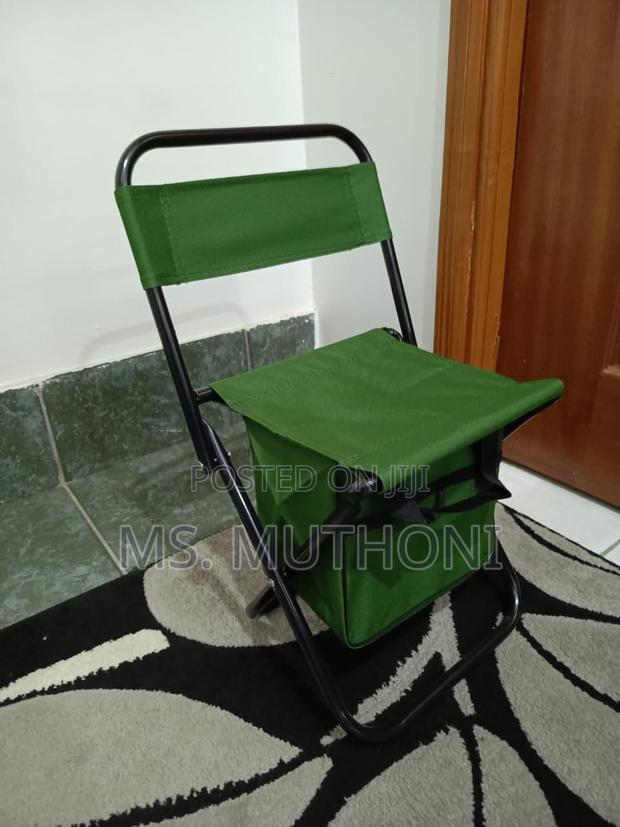 Foldable Camping Chair With Storage Pouch* - main view