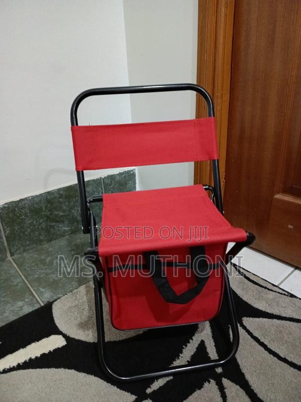 Foldable Camping Chair With Storage Pouch* - thumbnail 5