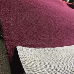 Maroon 4mm Thick Wall to Wall Delta Office Flooring Carpet