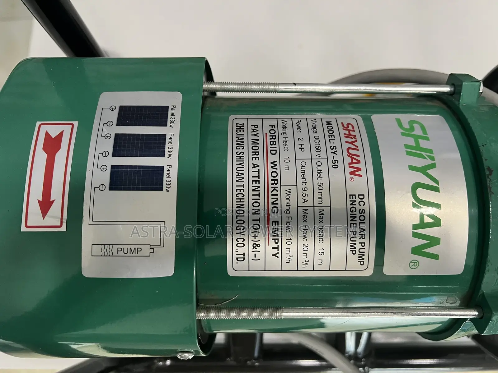 Shiyuan 2hp Dc Solar Pump