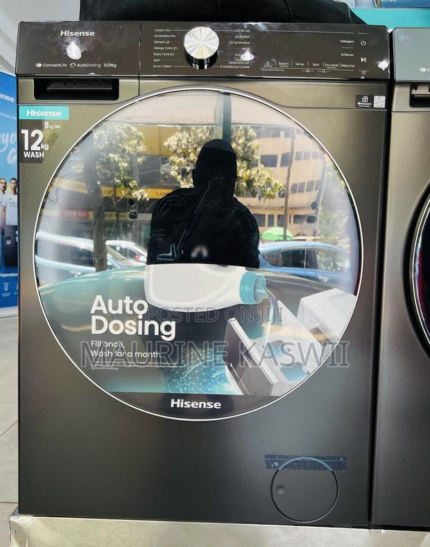 Hisense 12/8kg Outodosing Machine Full Outomatic - main view
