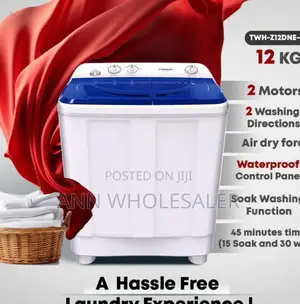 Tornado 12kg Twin Tub Washing Machine