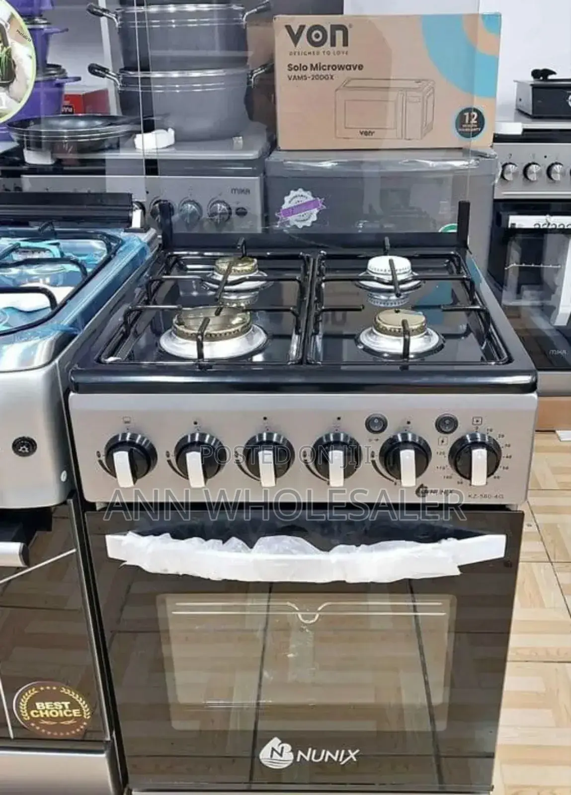New Arrival 4 Full Nunix Gas Cooker G/7