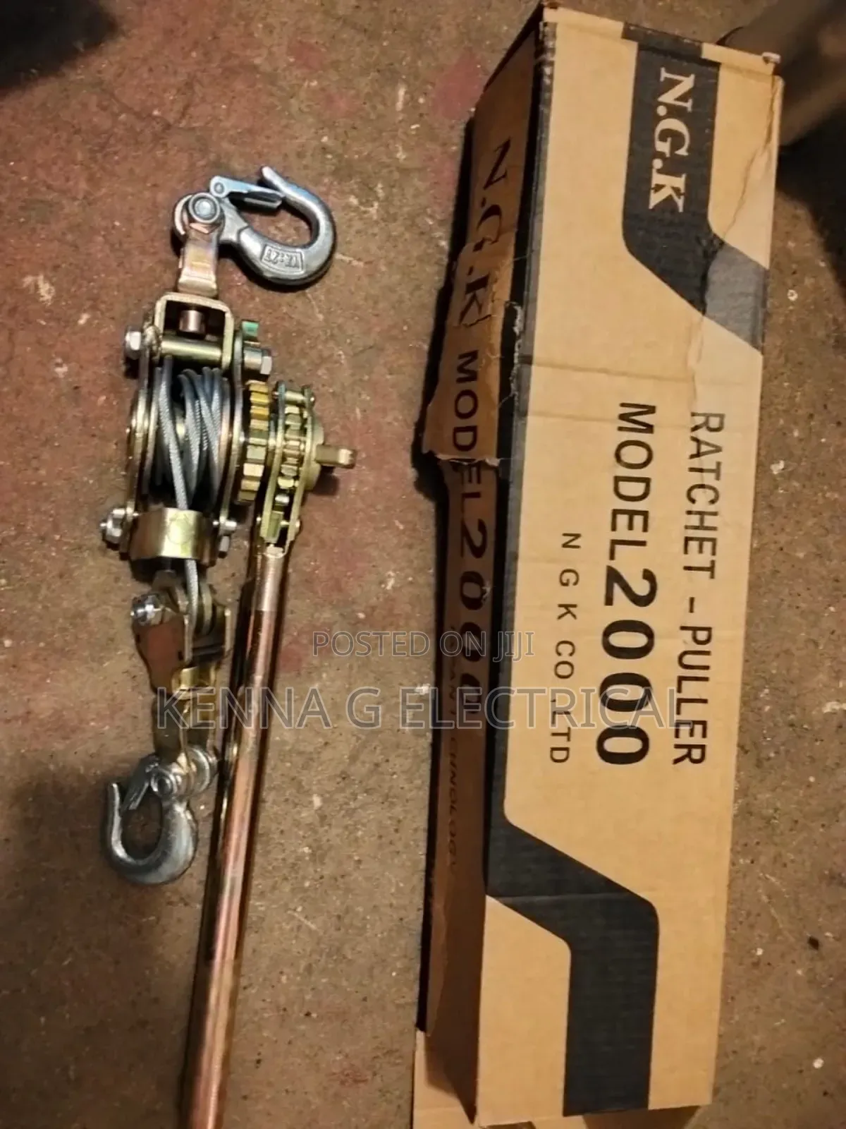 2t Ratchet Wire Rope Puller Hand Power Portable Ratchet