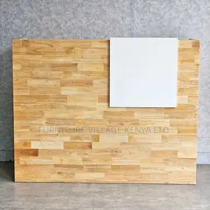 Reception Desk:1.8m Service Counter Wooden Reception Unit