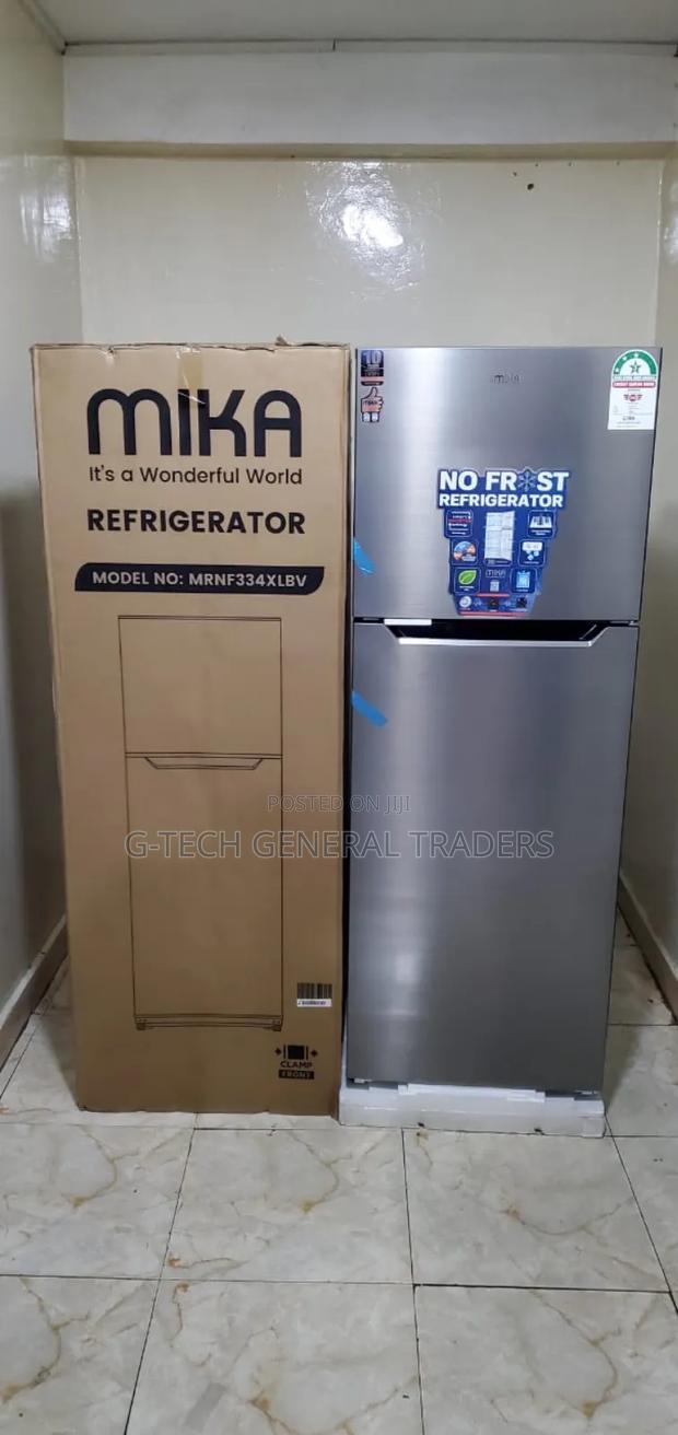 Mika 334l Double Door No Frost Refrigerator - main view
